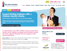 Tablet Screenshot of childcare-vouchers.net